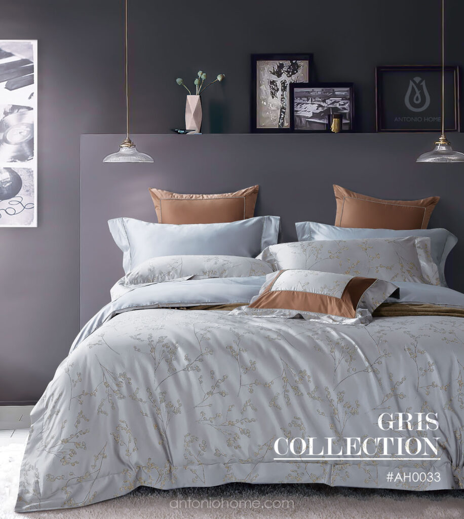 #AH0033- Bedding -Gris